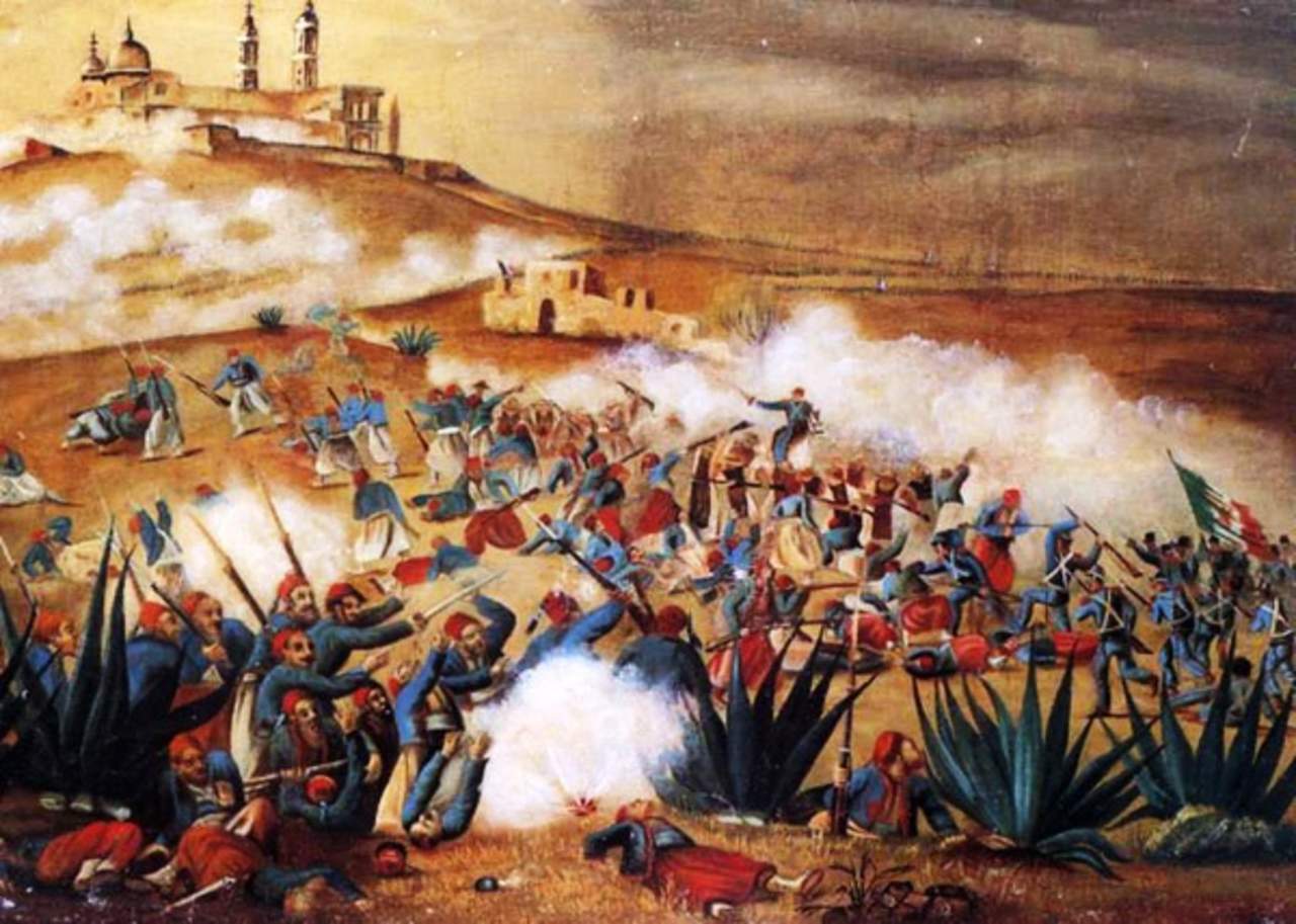 1862 Durante la Batalla de Puebla, el Ejército mexicano vence al